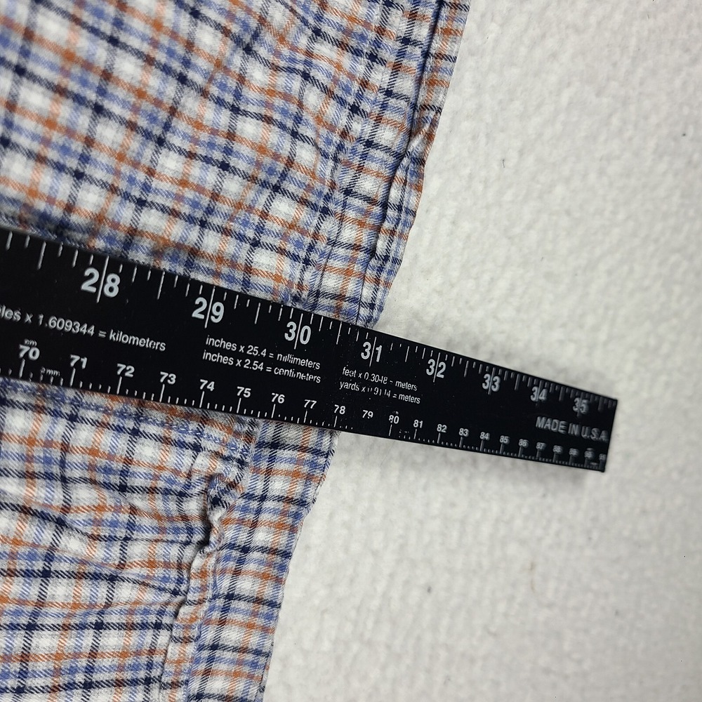 Jos‎ A Bank Shirt Mens 2XL XXL Plaid Tailored Fit 1905 Flannel Dress Button Down - Picture 5 of 11